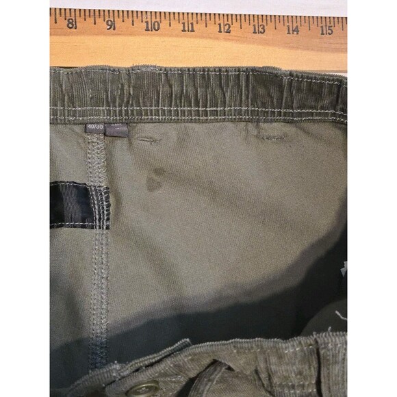 Peter Christian Gentleman's Outfiters Green Corduroy Pleated Pants Chino 40/30 - Picture 6 of 9